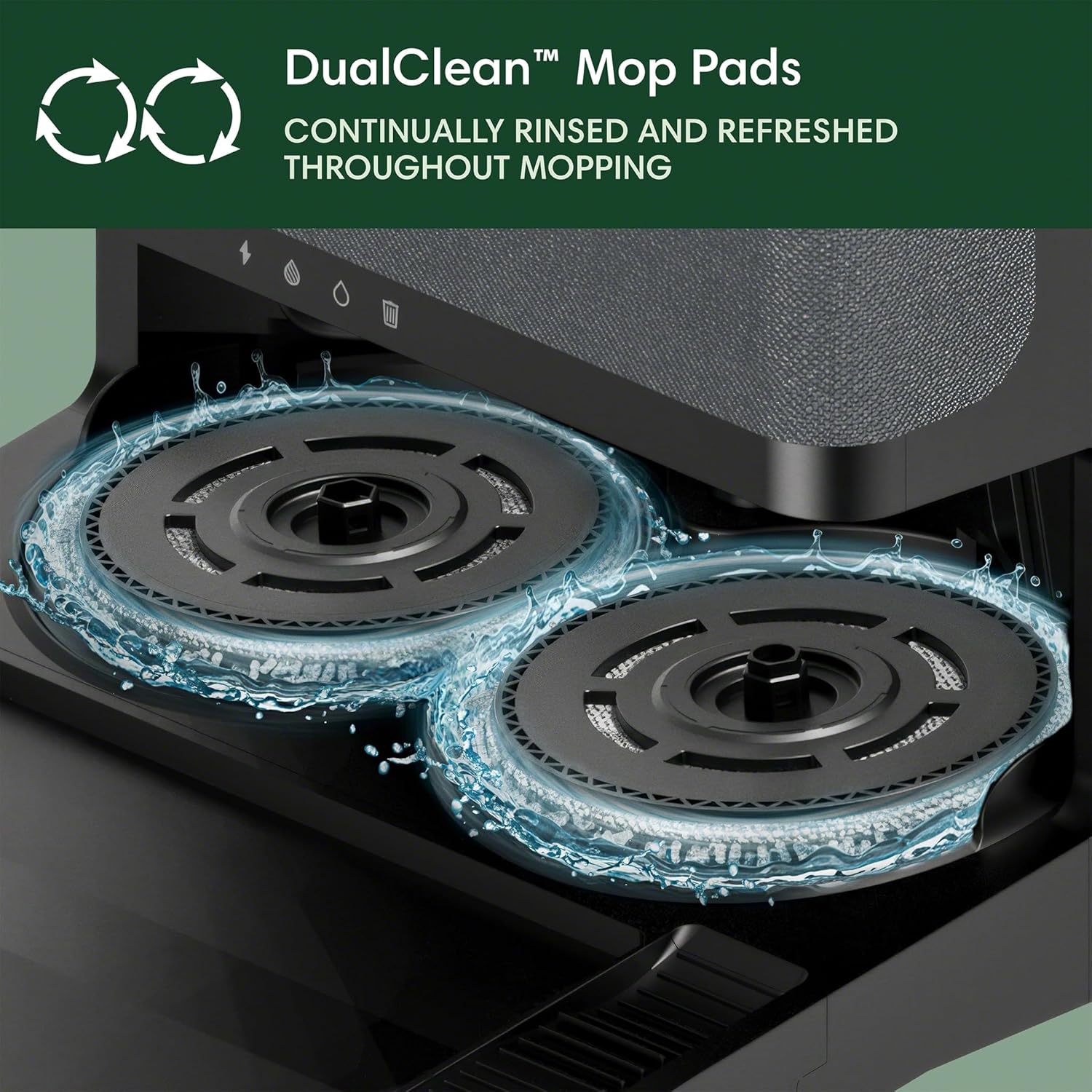iRobot Roomba Plus 505 Combo Robot Vacuum & Mop with AutoWash Dock - Extending Spinning Mop Pads, Self-Empties, Pad Wash & Heated Drying, Self-cleaning, Recognizes & Avoids Obstacles, LiDAR Navigation