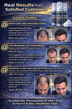 Kirkland Signature Hair Regrowth Treatment Minoxidil Foam for Men, 2.11 oz, 6 Count (6 Month Supply)