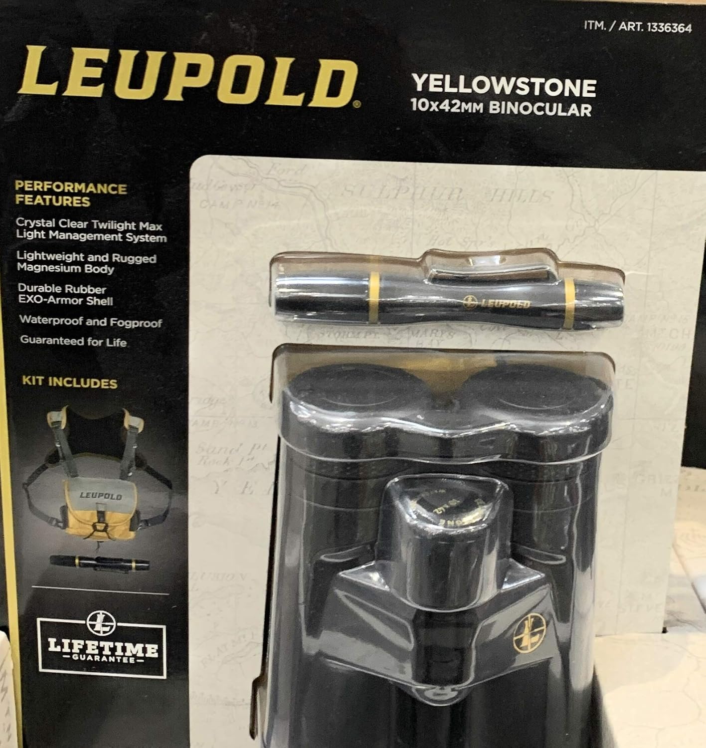 Leupold Yellowstone 10x42mm Binocular (Black)