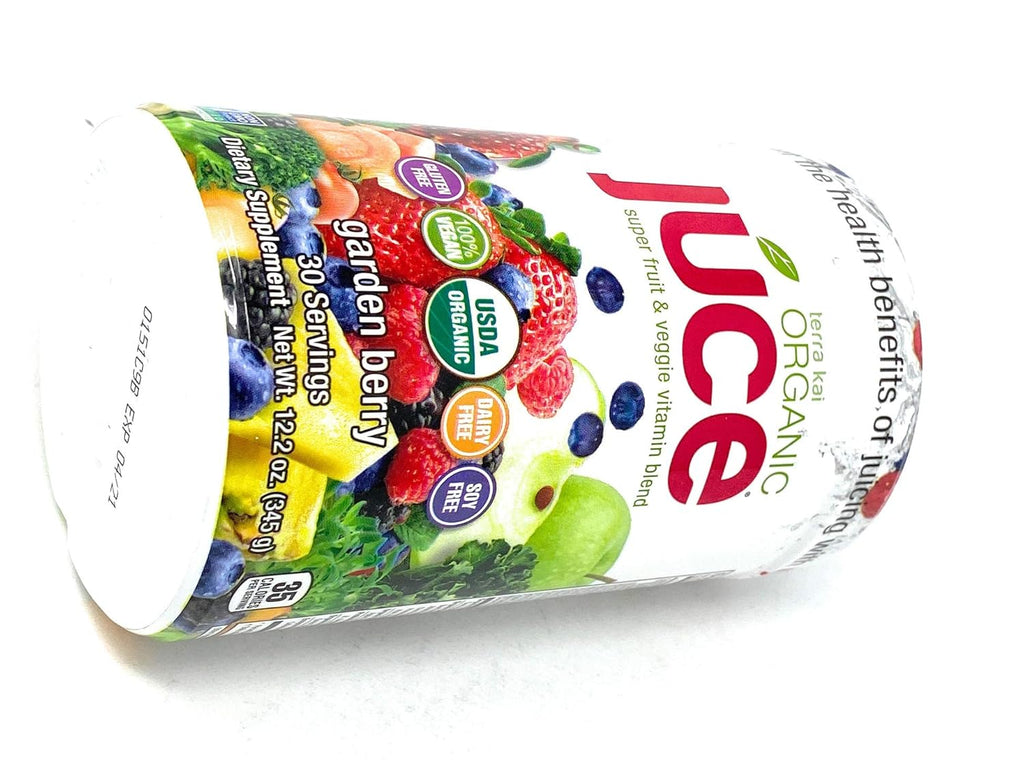 Terra Kai Organics Juce Super Fruit and Veggie Blend Drink, 12.2-Ounce Garden Berry