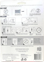 Command Utility Hooks, Damage Free Hanging Wall Hooks with Adhesive Strips, No Tools Wall Hooks, 16 White Hooks and 20 Strips