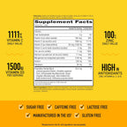 Vitamin C 1000mg (per serving) - Airborne Zesty Orange Effervescent Tablets (36 count in a box), Gluten-Free Immune Support Supplement With Vitamins A C E, ZINC, Selenium, Echinacea & Ginger