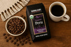 Kirkland Signature Organic Whole Bean Coffee from Peru- 2lb Whole Bean Medium Roast