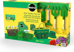 Red Toolbox Kids' Garden Tool Set Childrens 23-Piece Gardening Kit, Hands-on Learning Experience for Kids 3+