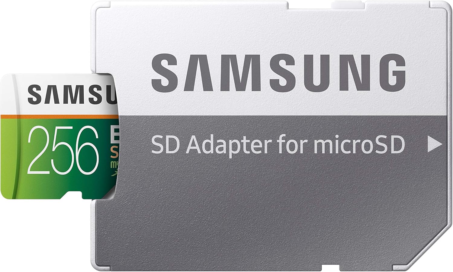 SAMSUNG ELECTRONICS EVO Select 256GB MicroSDXC UHS-I U3 100MB/s Full HD & 4K UHD Memory Card with Adapter (MB-ME256HA)