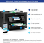 Epson® Workforce® Pro WF-4820 Wireless Color Inkjet All-In-One Printer, Black, Large