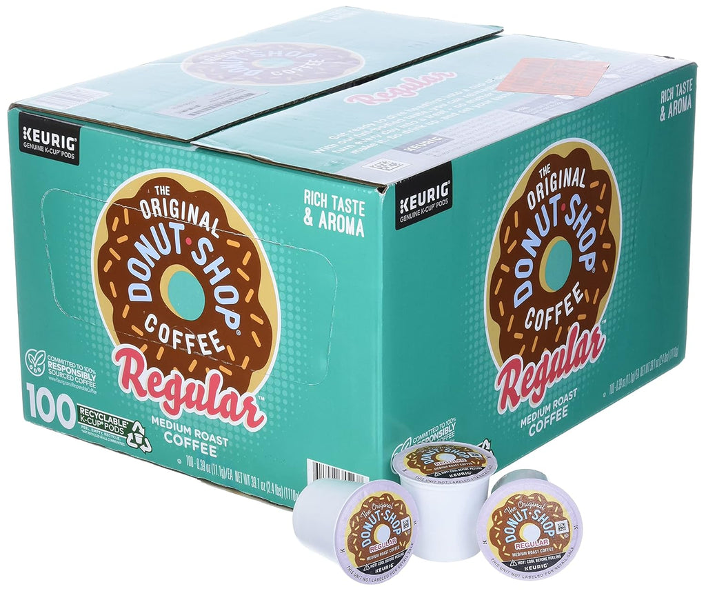 Green Mountain Coffee The Orginal Donut Shop Coffee, 100Count (Packaging May Vary)