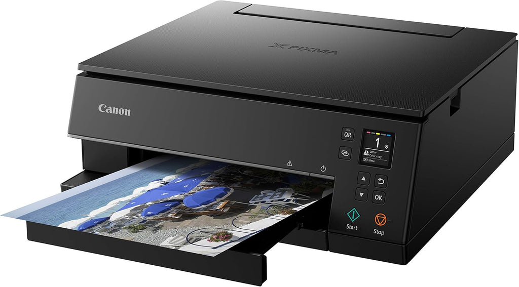 Canon Pixma TS6320 Wireless All-in-One Photo Printer with Copier, Scanner and Mobile Printing, Black, Amazon Dash Replenishment