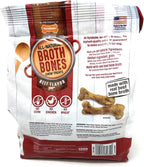Nylabone Beef Broth Bones for Dogs, 60 Count, 2.6 Lbs