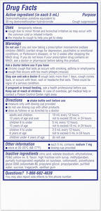 Delsym 12 Hour Cough Medicine for Adults, Powerful Relief for 12 Hours, Cough Suppressant Liquid with Extended-Release Dextromethorphan, Orange Flavor Liquid Cough Syrup, 5 Fl Oz (Pack of 1)
