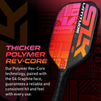 Selkirk Sport 2024 SLK Latitude 2.0 Pickleball Paddle | G4 Graphite Pickleball Paddle Face | Rev-Core+ Technology with SpinFlex Surface | Redesigned for Performance and Control