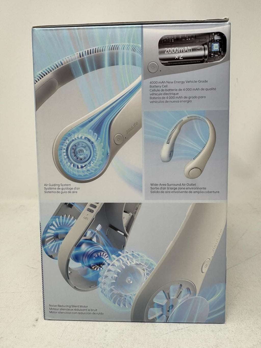 Jisulife Neck fan- Hands free 2 Pack