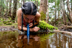 LifeStraw Personal — Water Filter for Hiking, Camping, Travel, and Emergency Preparedness, 4 Pack, Navy