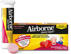 Vitamin C 1000mg (per serving) - Airborne Very Berry Effervescent Tablets (36 count in a box), Gluten-Free Immune Support Supplement, With Vitamins A C E, ZINC, Selenium, Echinacea & Ginger