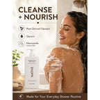 Native Nourishing Body Wash, Coconut & Vanilla, Sulfate Free & Paraben Free, 34 fl oz, 2 Pack (68 fl oz Total)