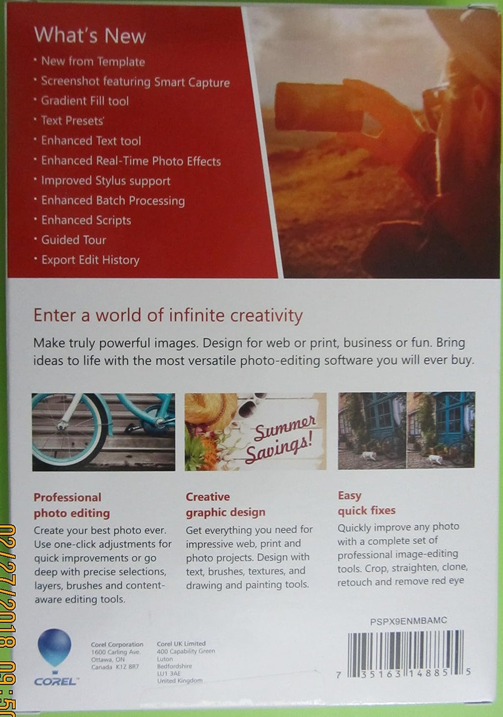 Corel(TM) PaintShop(R) Pro X9, Traditional Disc