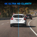 Type S 4K Mini Dash Cam & Body Camera with Voice Control, Video Stabilization, G-Sensor Incident Detection, Loop Recording, 32GB Card Included, Compact Car Dash Camera for Driving & Personal Safety