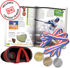 Abacus Brands Virtual Reality ESPN Gift Box - Illustrated Interactive VR Book and STEM Learning Activity Set
