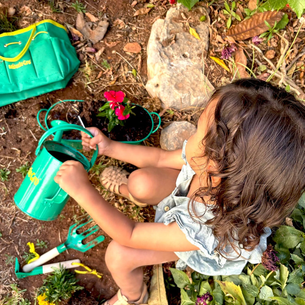 Red Toolbox Kids' Garden Tool Set Childrens 23-Piece Gardening Kit, Hands-on Learning Experience for Kids 3+