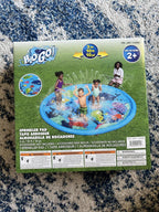 Bestway H2OGO! Under The Sea 10' Splash Pad (Under The sea, Animal Floor Print), Blue