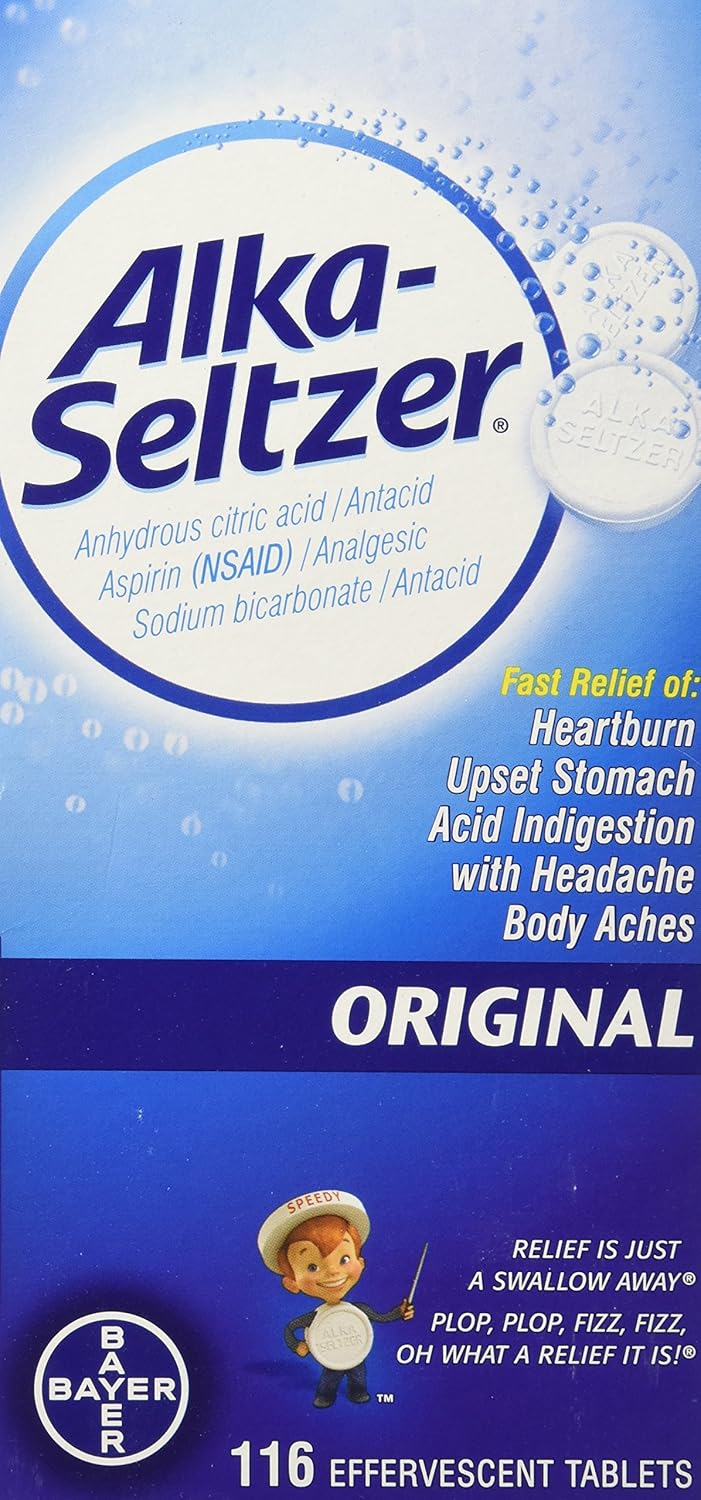 Alka Seltzer Antacid Tablets 116count