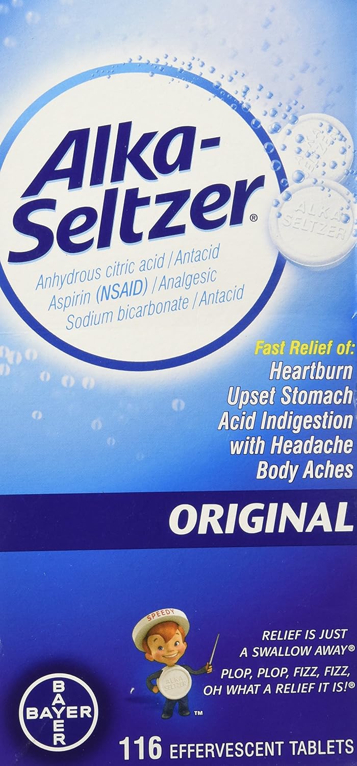 Alka Seltzer Antacid Tablets 116count