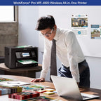 Epson® Workforce® Pro WF-4820 Wireless Color Inkjet All-In-One Printer, Black, Large