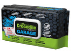 Pack of Crocodile Cloth Garage cleaning cloths with packaging details.