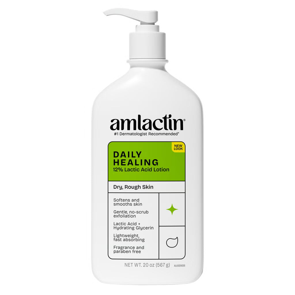 AmLactin Daily Moisturizing Lotion for Rough Dry Skin, 20 oz