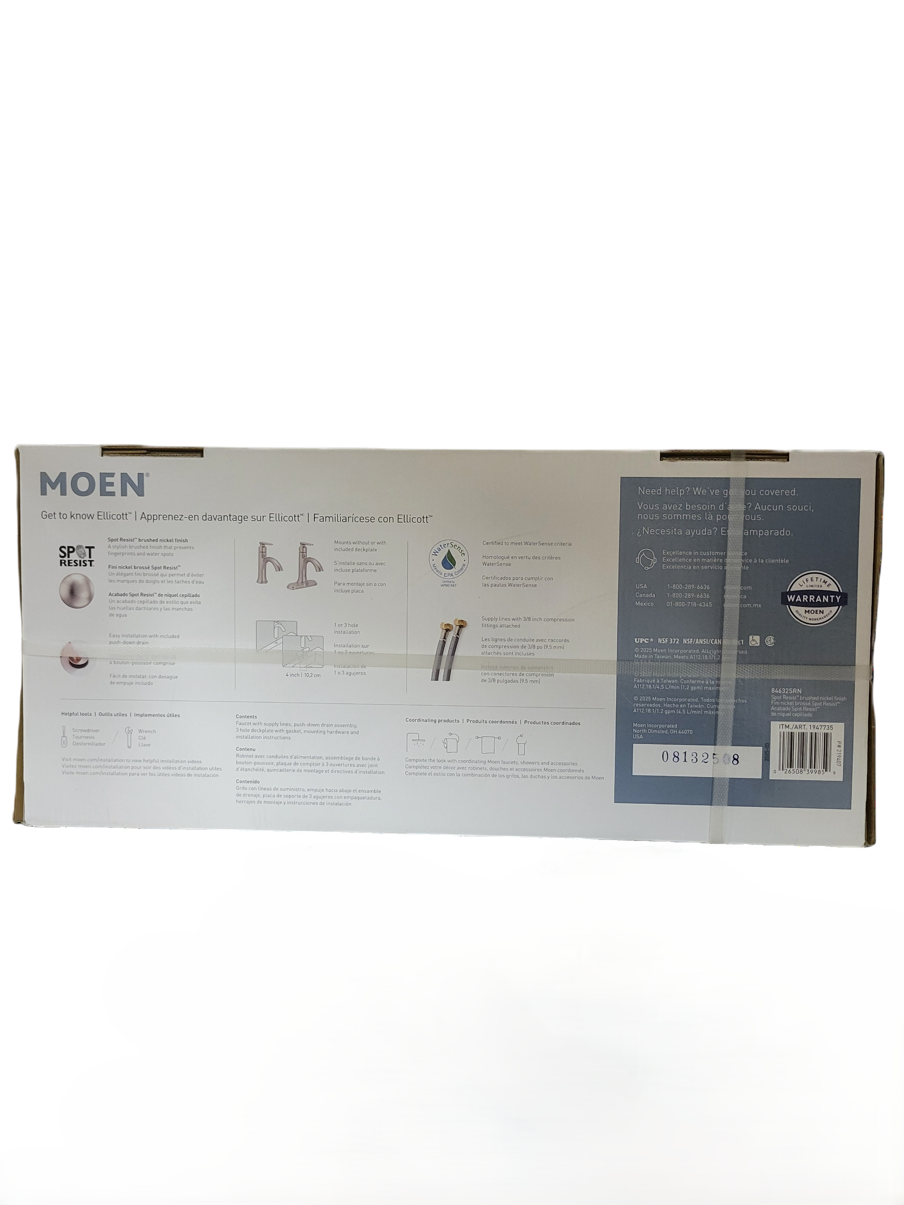 Moen Ellicott Single Handle Bathroom Faucet