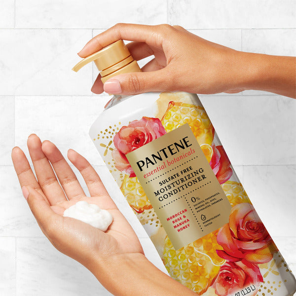 Pantene Essential Botanicals Moroccan Rose & Manuka Honey Conditioner, 38.2 Oz
