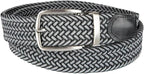 Tommy Bahama Men's Reversible Belt, Stretch Braided Style with Leather Trim