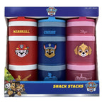 Whiskware Paw Patrol Snack stack, Marshall, Chase, Skye, Dishwasher Safe, 19 Oz Storage Size 3 pack