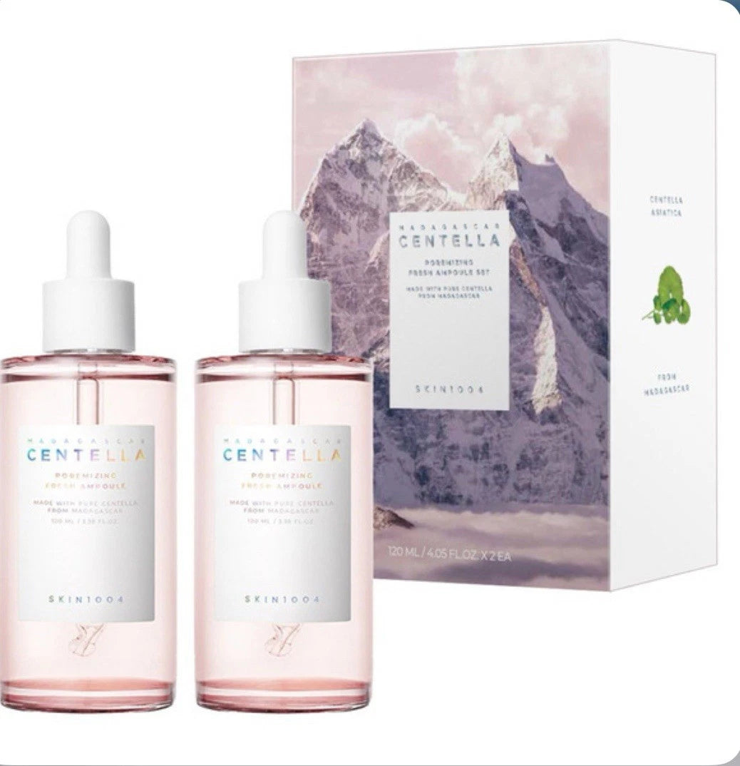 SKIN1004 Madagascar Centella Poremizing Fresh Ampoule, 4.05 Fl Oz 2 pack