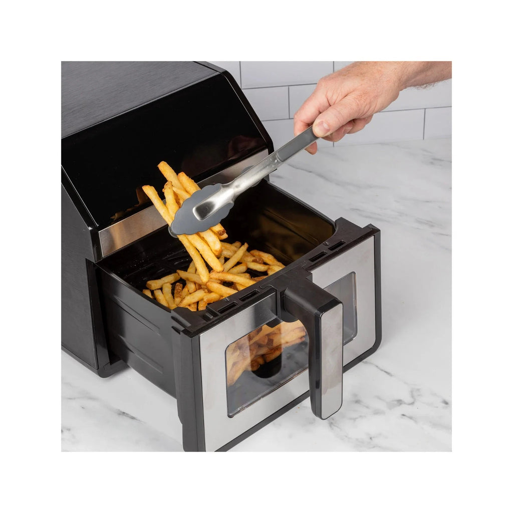 Prepworks Heads-up Cooking Tongs Set, Silicone & Stainless Steel, Dishwasher Safe, 5 pieces