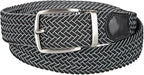 Tommy Bahama Men's Reversible Belt, Stretch Braided Style with Leather Trim