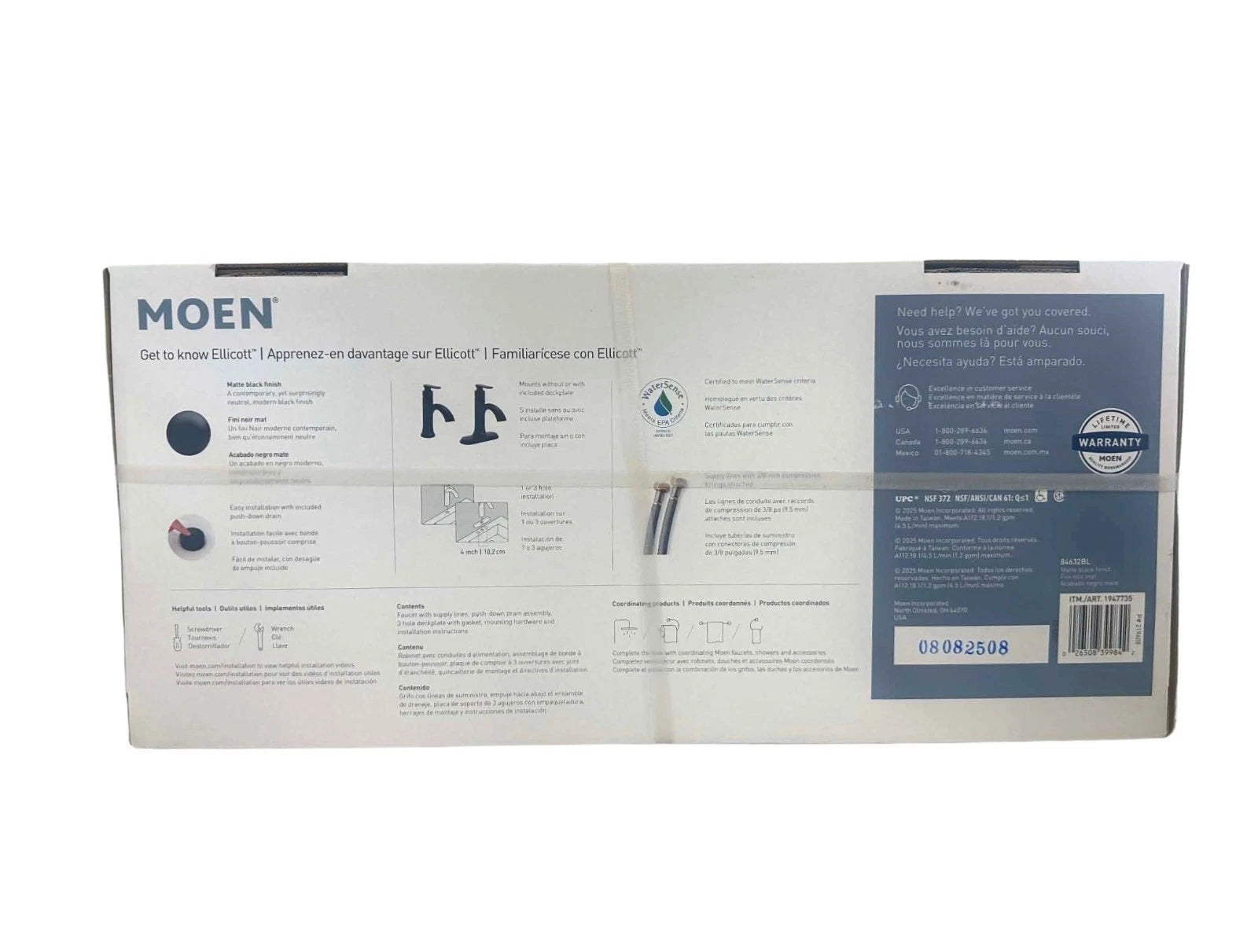 Moen Ellicott Single Handle Bathroom Faucet