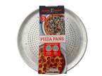 Nordic Ware 16” Aluminum Pizza Pans 2-pack, 1 Perforated, 1 Smooth
