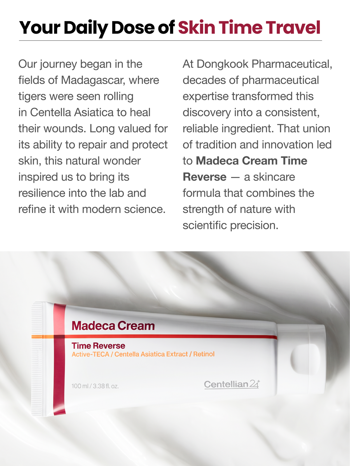 Centellian24 Madeca Cream Time Reverse 3.38 Fl Oz
