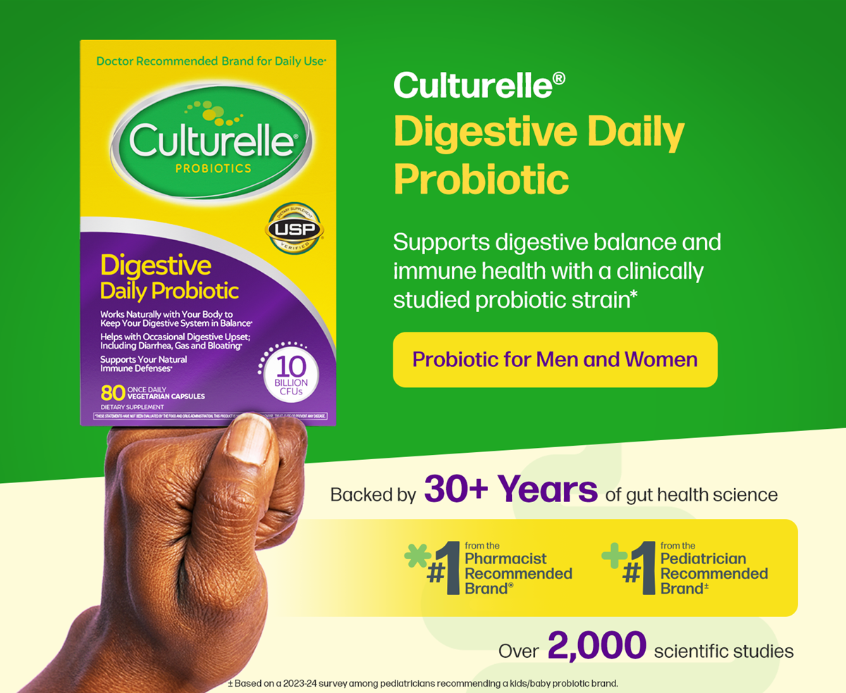 Culturelle Digestive Health Probiotic, 80 Capsules